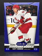 2024-25 O-Pee-Chee Marquee Rookie Blue Parallel Scott Morrow RC Card# 548