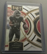 2023 Panini Select Bijan Robinson Rookie #180 Premier Level Atlanta Falcons