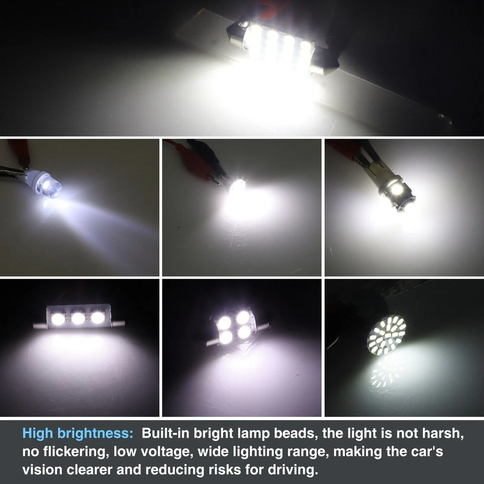 42pcs STÜCK Innenraumbeleuchtung Lampe Auto LED Licht SMD Birne Leselicht Lampe - Bild 2 von 4
