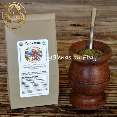 Super Clean Organic Yerba Mate Will Not Clog Your Bombilla (Straw)