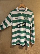 Celtic 2004/05 Home Shirt Long Sleeve Size L