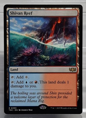 Magic - Shivan Reef / Shivan-Riff - Rare/Land - Commander: Tarkir Dragonstorm NM