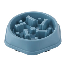 Slow Feeder Dog Bowl Anti-choking Puppy Food Bowl Anti-slip Pet Slow Eating Dog