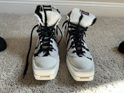 Rick Owens Converse Dark Shadow-Animal Print(black/white)