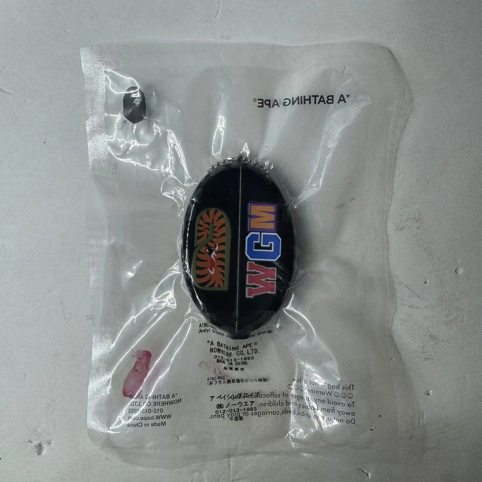 Bape SHARK Coin Pouch black Case Wallet A Bathing Ape - Image 2 of 2