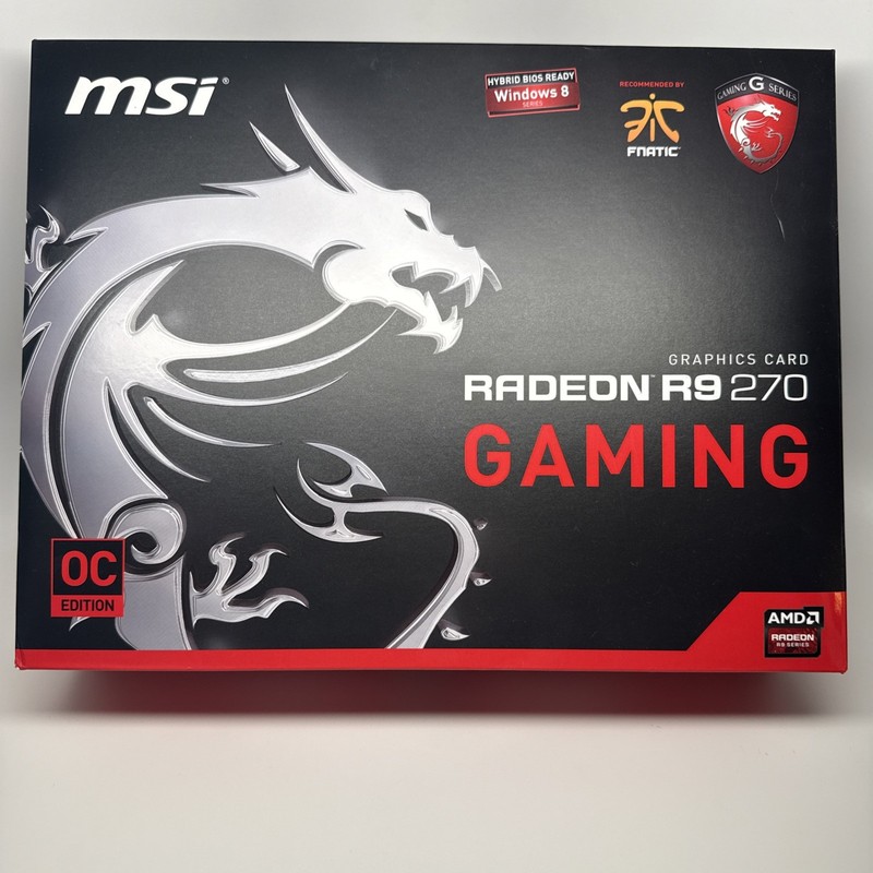 MSI Radeon R9 270X GAMING Ready 3DMARK 2GB GDDR5 Gaming Video Graphics Card NEW