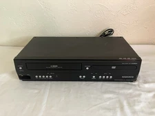 Magnavox DV220MW9 VCR DVD Combo 4 Head Player Works Tested *Serviced* No Remote!