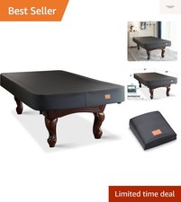 Heavy Duty Leatherette Billiard Pool Table Cover, Waterproof  Tearproof Cove...