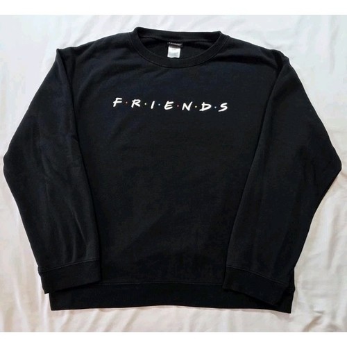 Friends Television Series Sweatshirt Jerry Leigh Designs XL Black