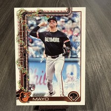 COBY MAYO 2025 Topps Holiday RC H118 Baltimore Orioles.