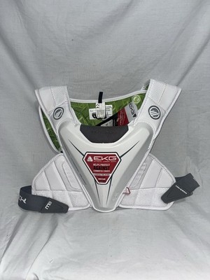 Maverik Men's M5 EKG Speed Pad White Lacrosse Size Large Chest Protector Mens