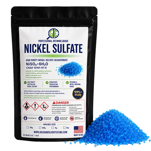 Nickel Sulfate Crystals 100g Electroplating Nickel Plating Chemical Metal