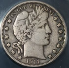 1911-P Barber Half Dollar | ANACS Certified F-15
