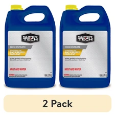 (2 pack) Super Tech Extended Life Concentrate Antifreeze/Coolant, 1-gal