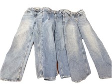 Set of 3 Abercrombie Kids Girls High Rise Wide Leg jeans