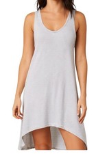 MINKPINK High Low Hem Midi T-Shirt Dress~Size XS~Black & White Striped ~ L3 08