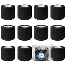 12Pcs Tattoo Grip Tape Machine Gun Wrap Athletic Tattoo Grip Cover Self Adhesive