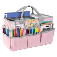 Craft Organizer Tote Bag, Art Bags for Supplies, Teacher Handle Tote Organizer,