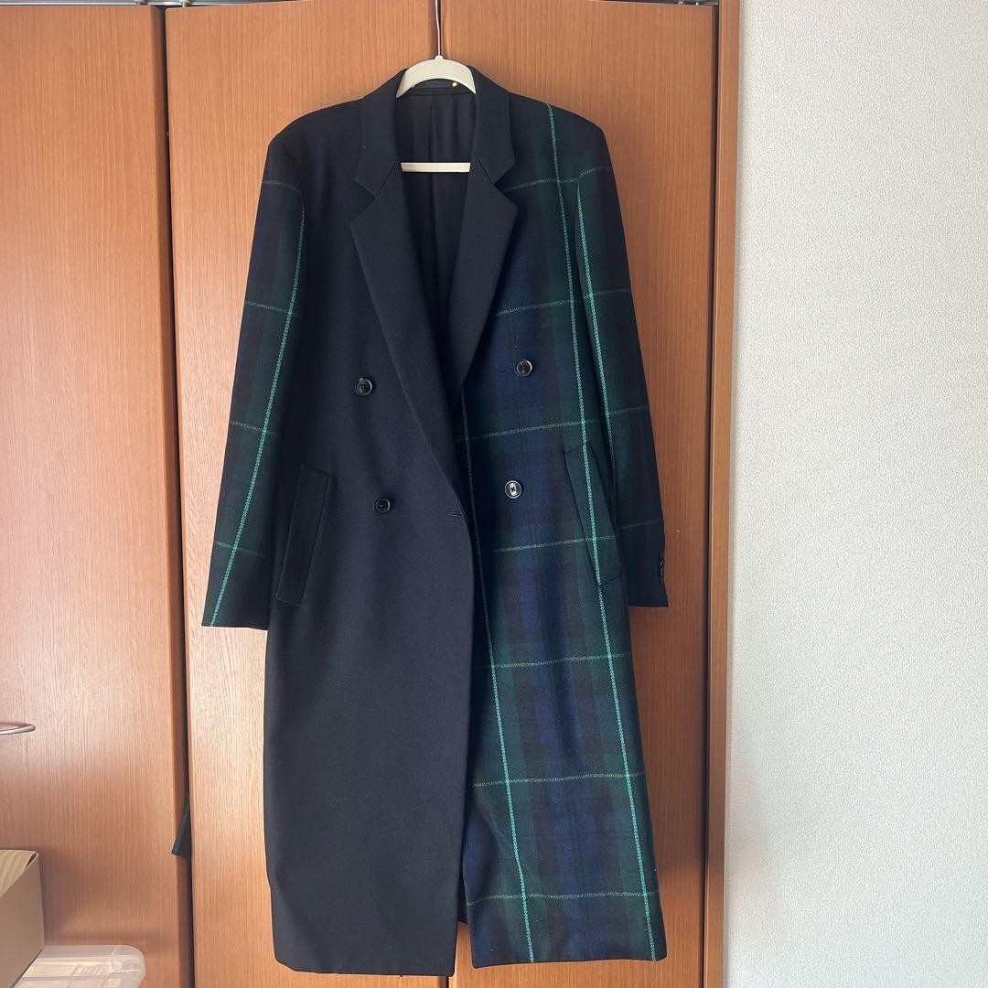 Paul Smith Check Pattern Double Breasted Chesterc… - image 7