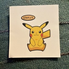 Pikachu Pokemon Stickers Deco Chara Seal Japanese - Nintendo , Daiichi Pan