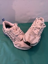 Vintage Nike Women's Impax Size 7 White Silver Light Blue - Very Clean