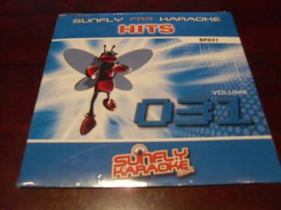 SUNFLY HITS KARAOKE  DISC SF031 VOLUME 31 CD+G SEALED 15 TRACKS