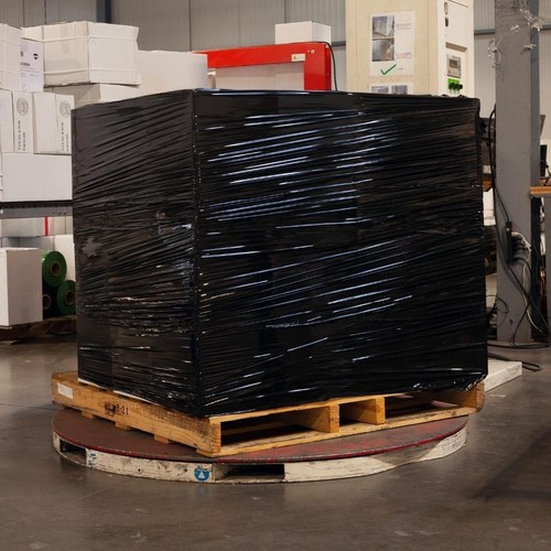4 Rolls Black Hand Pallet Pre-Stretch Wrap, 17 in. x 1476 Ft. x 34 Gauge - Picture 6 of 7
