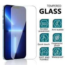 3X For iPhone 13 / 13 Pro / 13 Pro Max Tempered GLASS Screen Protector, Tray x1