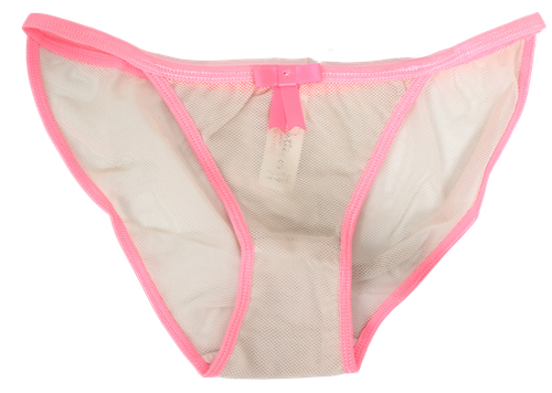 Love Claudette Fishnet Tanga Bikini Panty Sexy Lingerie Underwear Blondie Pink - 第 1/2 張圖片