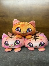 Cookeez Makery Baked Treatz Scented 3 Cat Plush Lot TESTED AND WORKING
