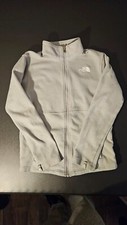 The North Face Youth L 14-16 Gray Full Zip Fleece Jacket