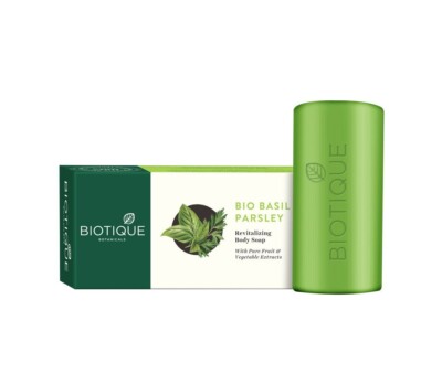 Biotique Basil & Parsley Revitalizing Bathing Bar| Ayurvedic 150gm