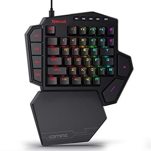 Redragon K585 DITI One-Handed RGB Mechanical Gaming Keyboard for 