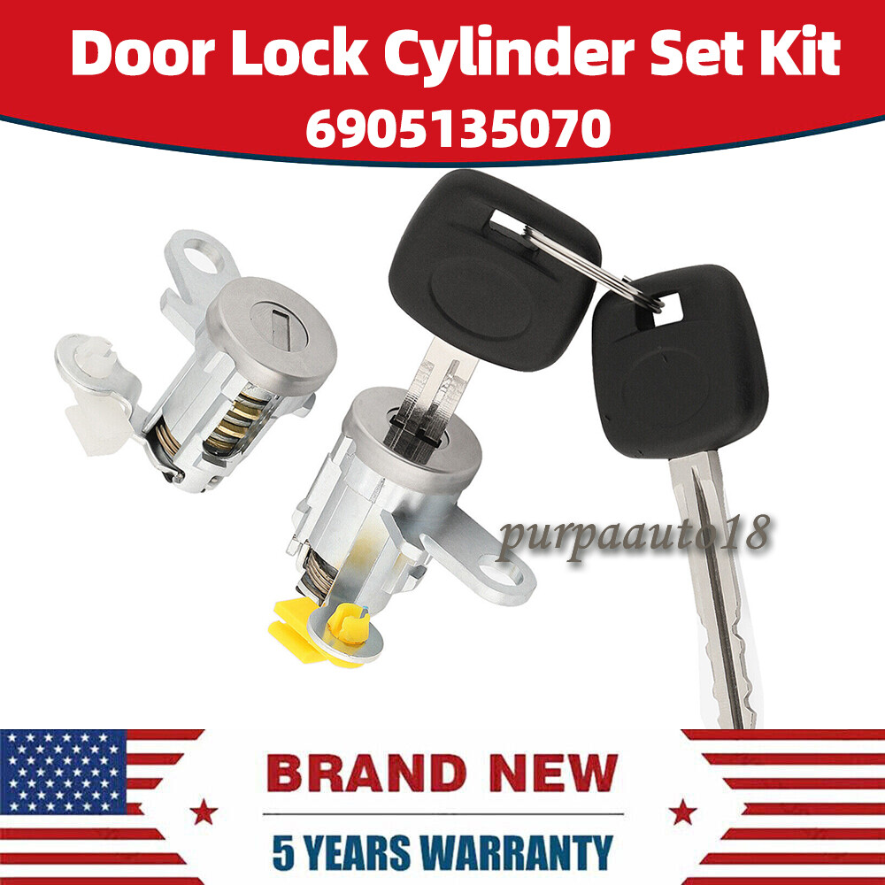 NEW For 19952004 Toyota Door Lock Cylinder Set Kit with Keys
