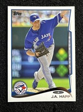 J.A. HAPP #462 2014 Topps Baseball QTY Toronto Blue Jays
