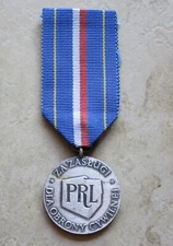 POLAND COMMUNIST ERA MEDAL: FOR MERITS IN CIVIL DEFENCE, 2nd CLASS