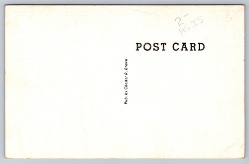 Cascade Falls Ovoca Tullahoma Tennessee TN c1940 Postcard - Picture 2 of 2