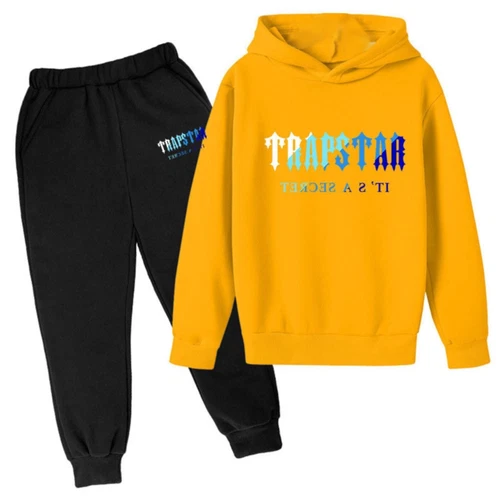 Niños Niños Chándales Dos Piezas Conjunto Suelto Sudadera con Capucha + Pantalones Correr Conjunto con Capucha NUEVO - Imagen 35 de 54