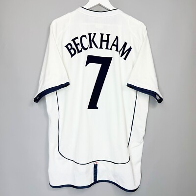 ウェア Umbro 2002 World Cup BECKHAM 7 ENGLAND UMBRO 2002 WORLD CUP FOOTBALL SOCCER HOME JERSEY #7