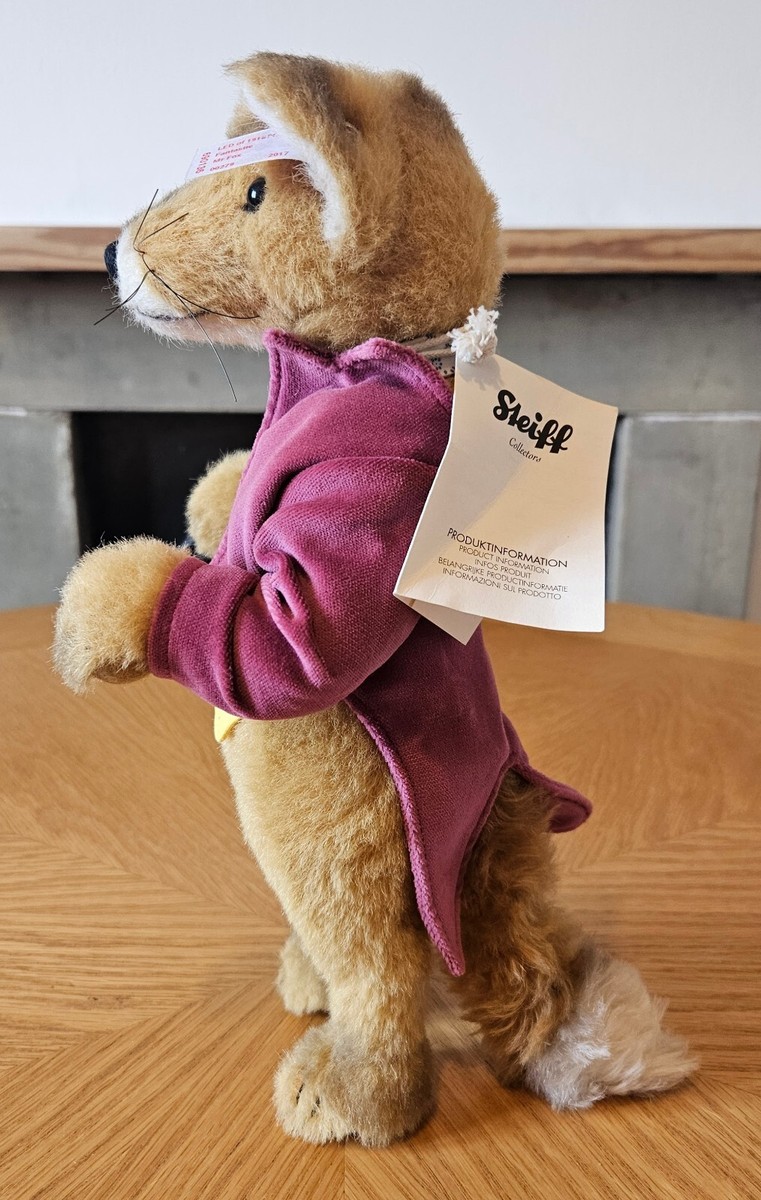 STEIFF 690136 FANTASTIC MR FOX 2017 ROALD DAHL LIMITED EDITION ALPACA