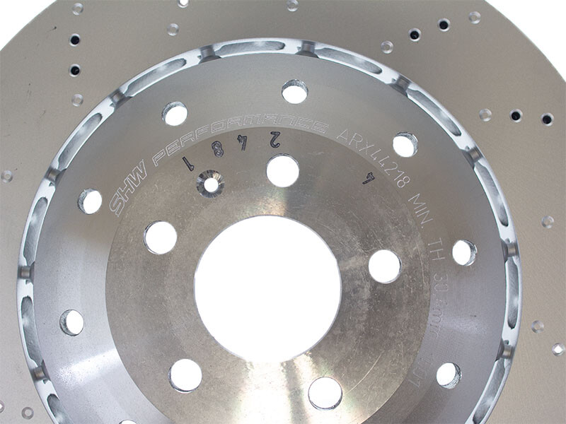 SHW Performance Rear Disc Brake Rotor 420615601F Audi R8