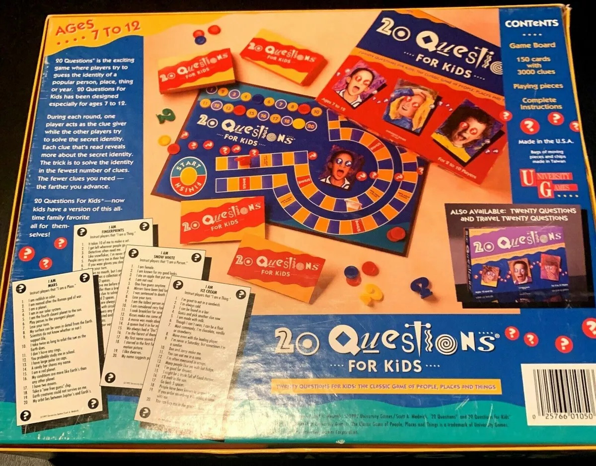 20 questions board game