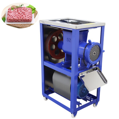 Electric Bone Crusher Feed Machine Meat Grinder 220V 4HP/3KW 400-500kg/h Output