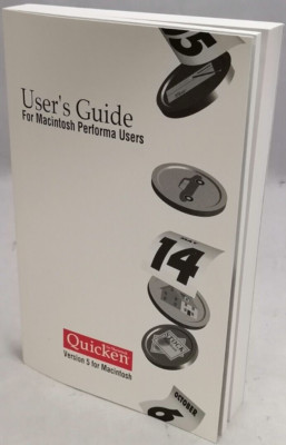 Users Guide For Macintosh Performa Users For Quicken Version 5 | eBay