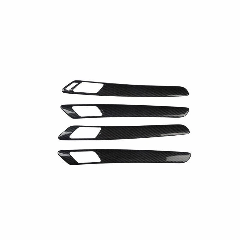 Interruptor de marco de puerta de coche interior de fibra de carbono para Volkswagen Golf MK6 10-2013 Foto 2 de 4