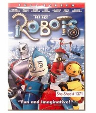 Robots DVD 2005 Halle Berry 20th Century Fox Animated Family Movie FS Used