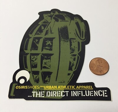 Osiris Shoes Skateboard Vintage Decal Sticker x early