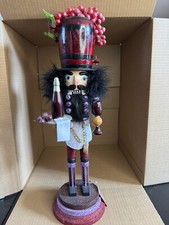 Kurt Adler Hollywood Nutcracker - Wine Nutcracker 14" HA0581