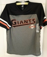 Dynasty Mens MLB San Francisco Giants V Neck SHIRT Quality Embroidered Large NWT