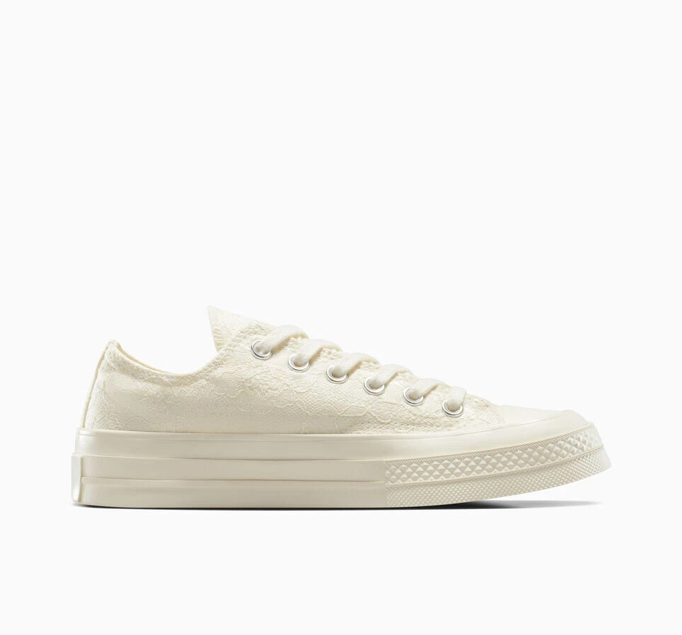 Scarpe basse Converse Chuck 70 pizzo vintage bianche